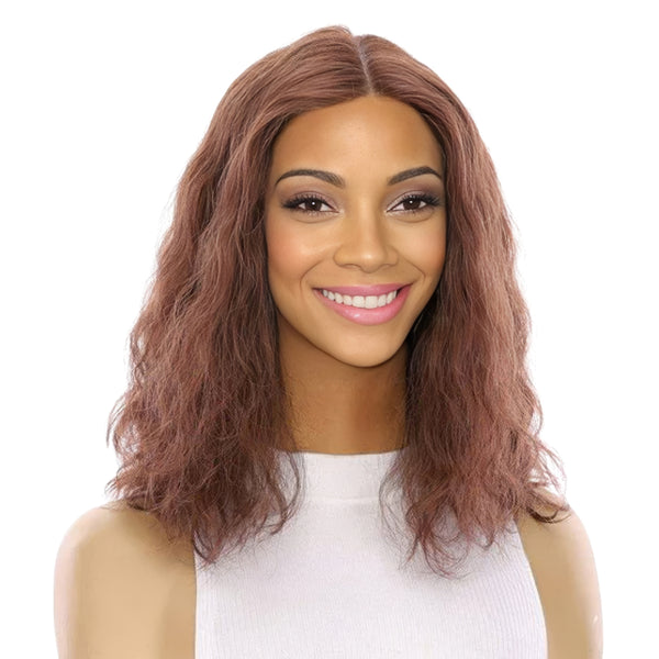 16" Princess Silk Top Wig Auburn Wavy