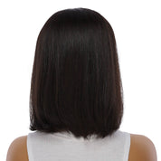 16" Princess Silk Top Wig Soft Black