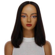 16" Princess Silk Top Wig Soft Black