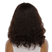 16" Princess Silk Top Wig Soft Black Wavy