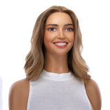 16" Divine Lace Top Topper Light Brown Babylight Wavy