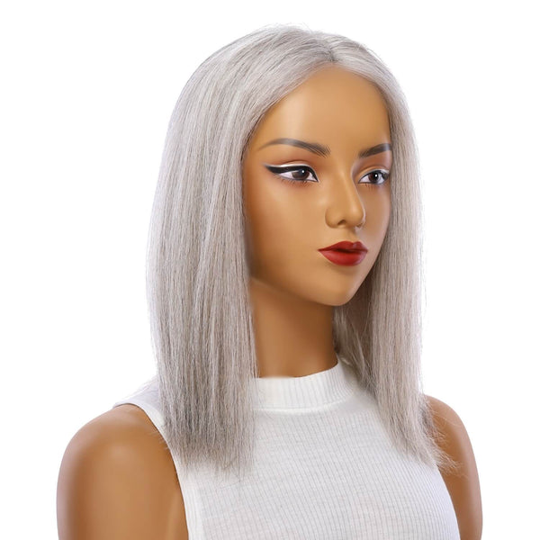 16" Divine Lace Top Wig Snow Grey