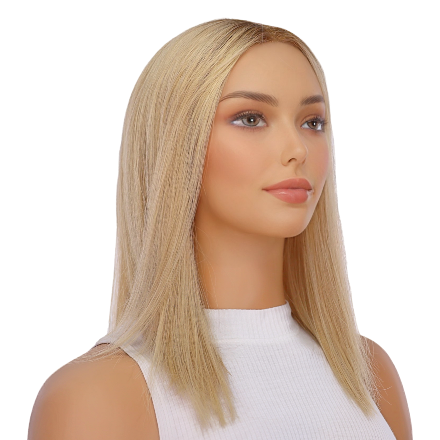 16" Divine Lace Top Topper Golden Blonde
