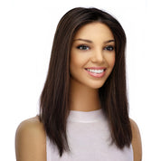 16" Divine Lace Top Topper Soft Black w/ Highlights
