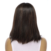 16" Divine Lace Top Topper Soft Black w/ Highlights