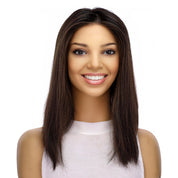 16" Divine Lace Top Topper Soft Black w/ Highlights