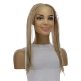 16" Hairline Topper #Ash Blonde w/ No Rooting