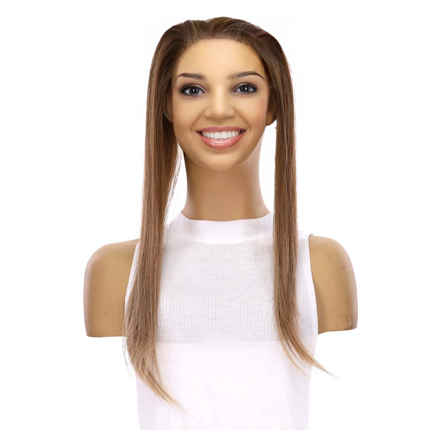 16" Hairline Topper #Light Brown Babylight
