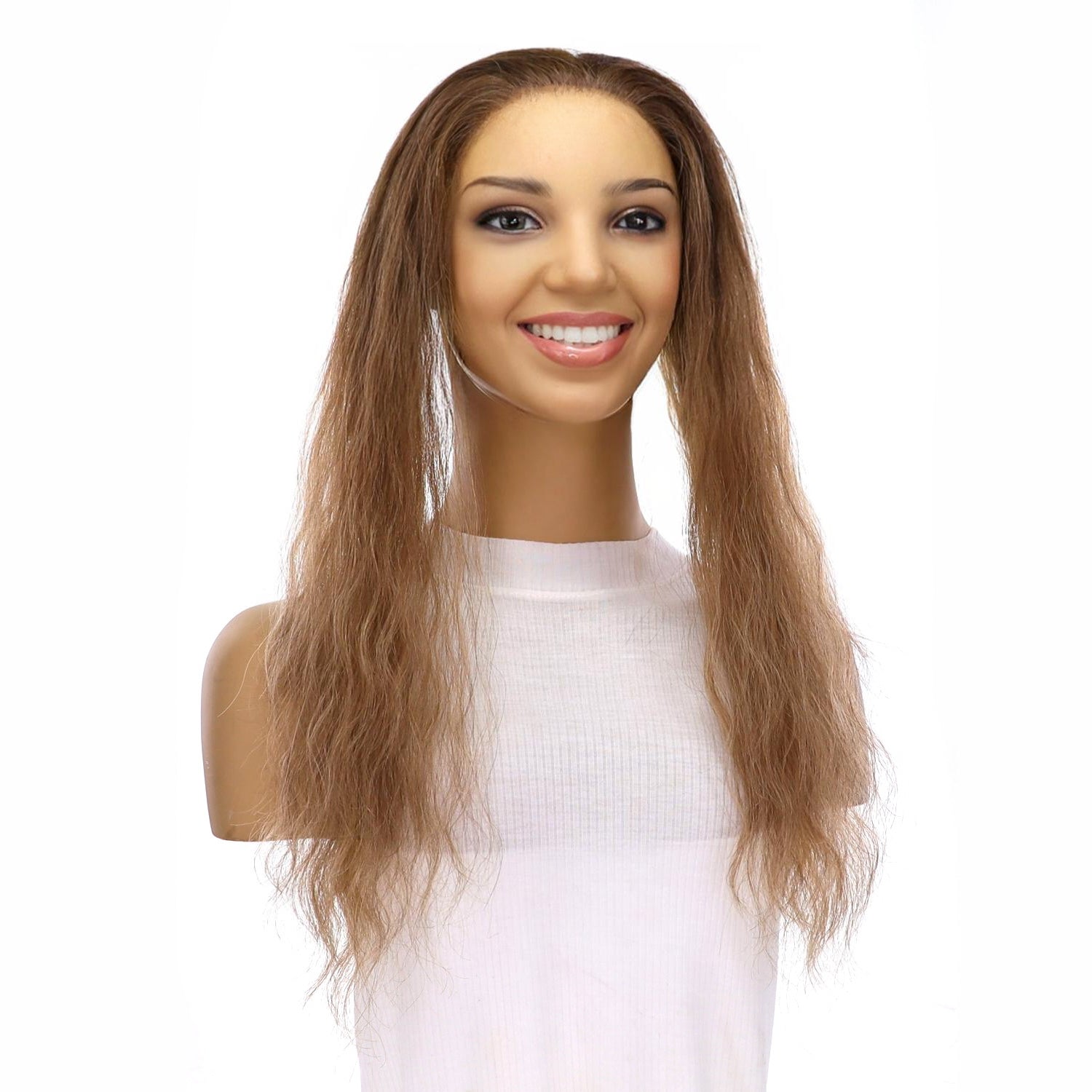 16" Hairline Topper #Light Brown Babylight Wavy