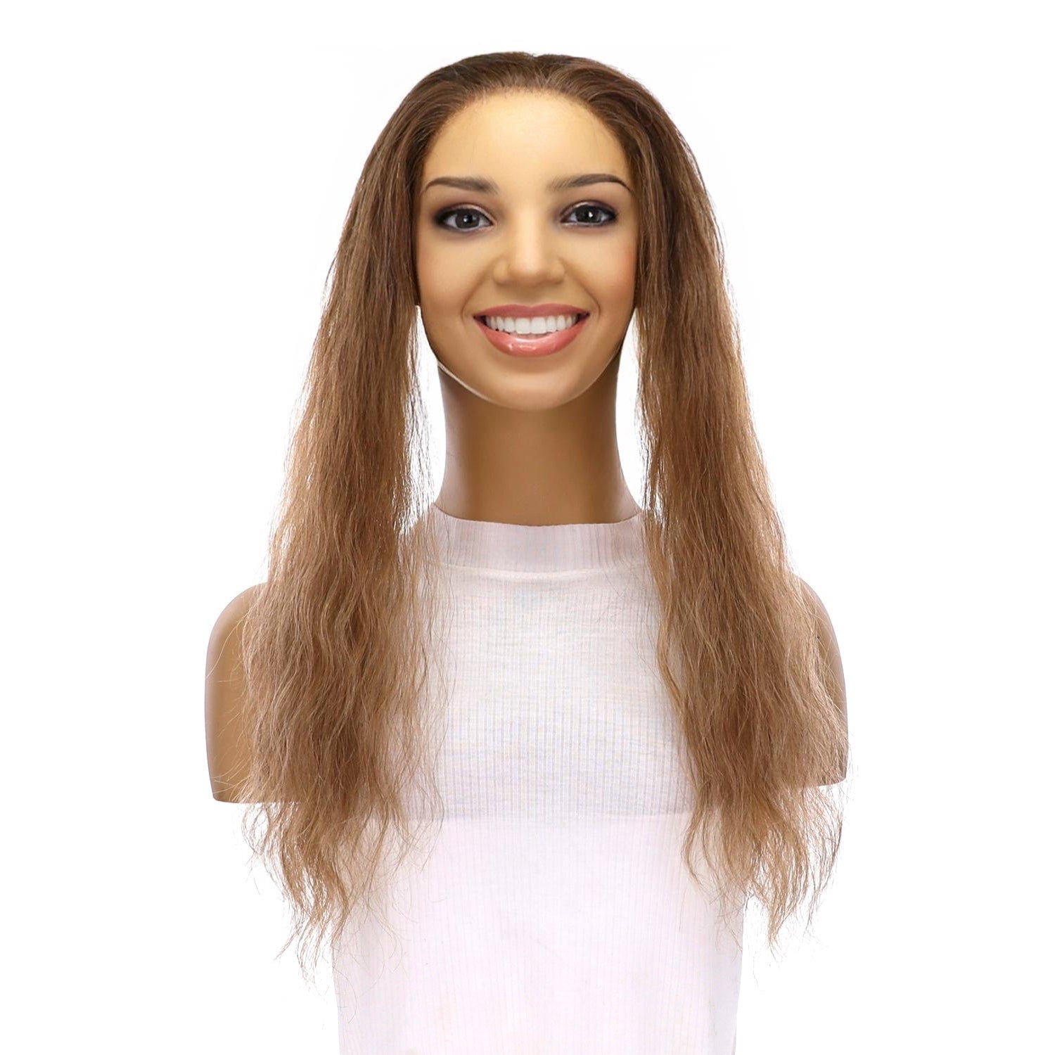 16" Hairline Topper #Light Brown Babylight Wavy