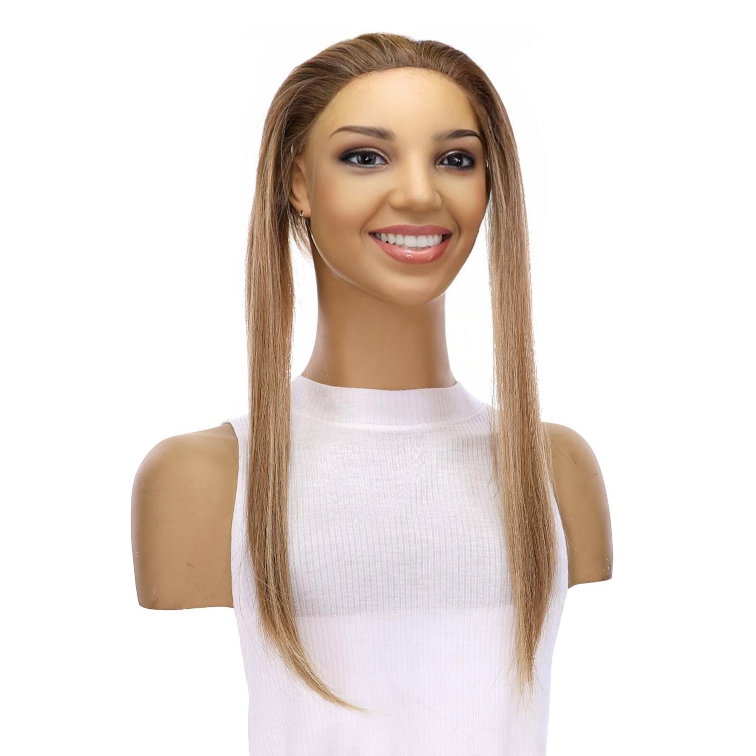 16" Hairline Topper #Medium Blonde