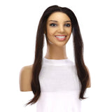 16" Hairline Topper #1B Black Straight