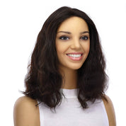 16" Divine Lace Top Wig Soft Black Wavy