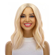 16" Divine Lace Top Wig Warm Platinum Blonde w/ No Rooting