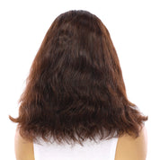 16" HatFall Wig Dark Brown Wavy