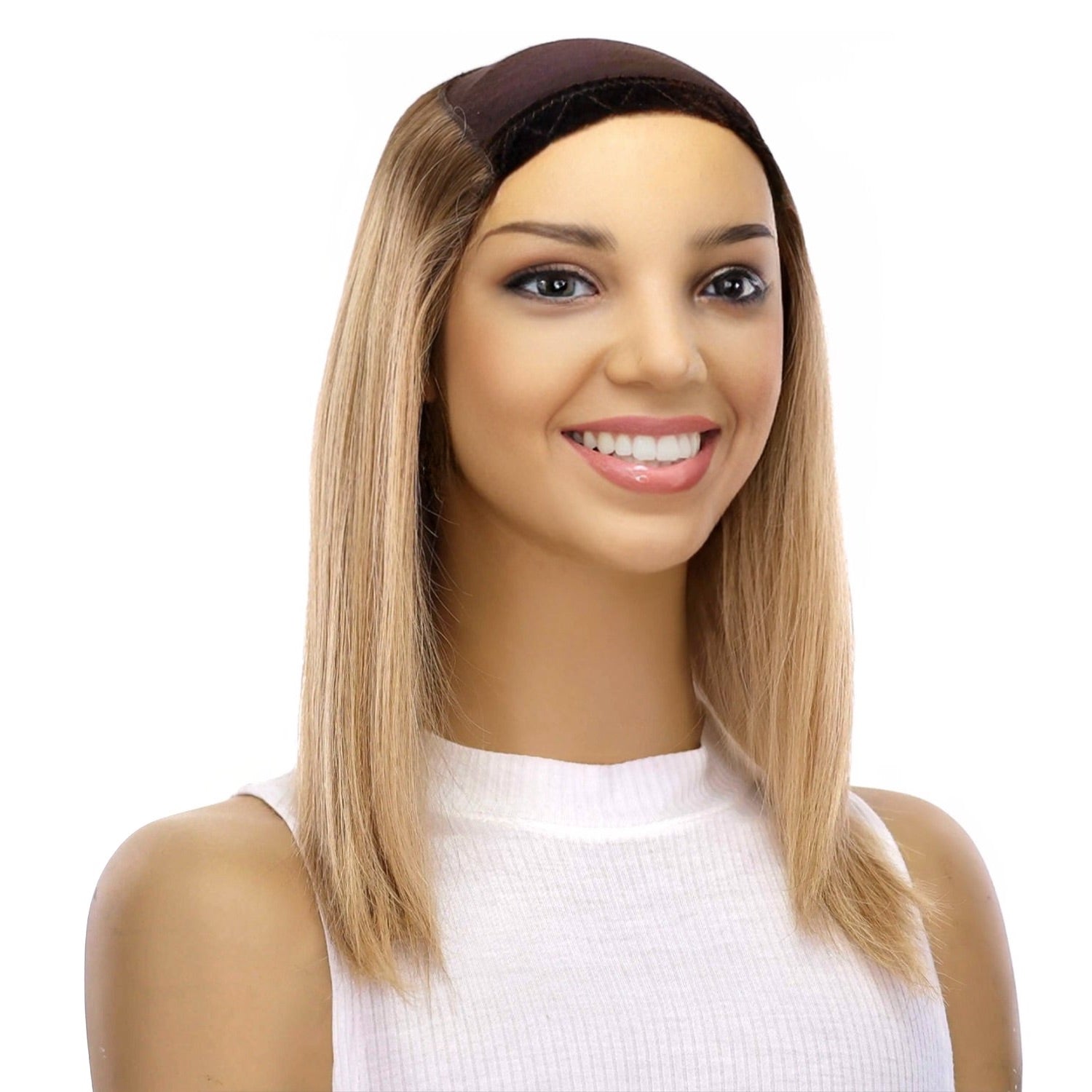 16" HatFall Wig Golden Blonde