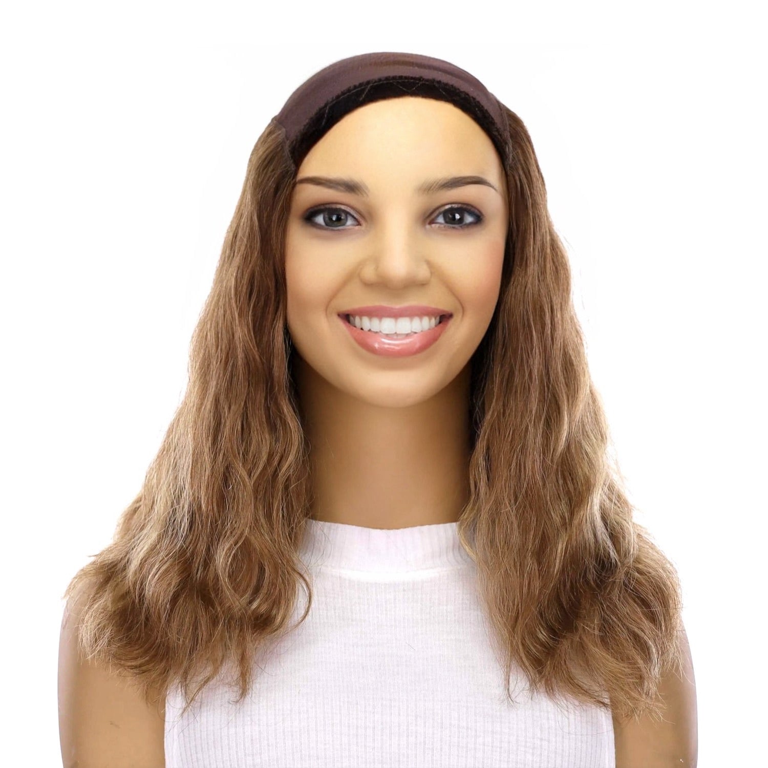 16" HatFall Wig Light Brown Babylight Wavy
