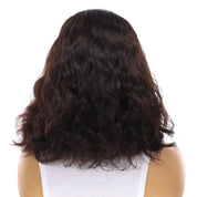 16" HatFall Wig Soft Black Wavy