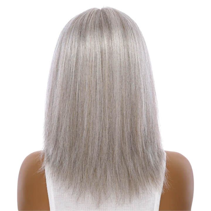 16" Divine Lace Top Wig Snow Grey