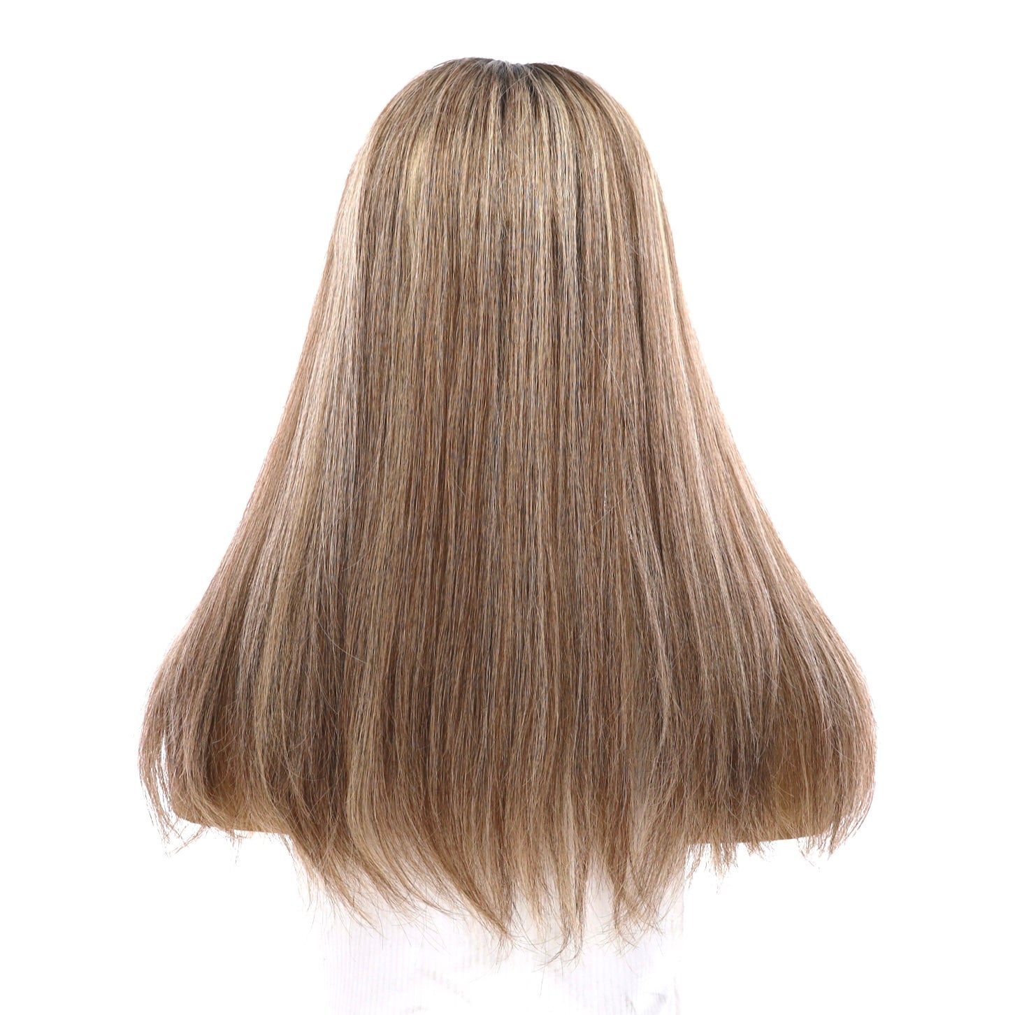 18" Topaz Lace Top Topper Ashy Blonde w/ Highlights