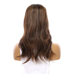 18" Topaz Lace Top Topper Dark Brown w/ Highlights