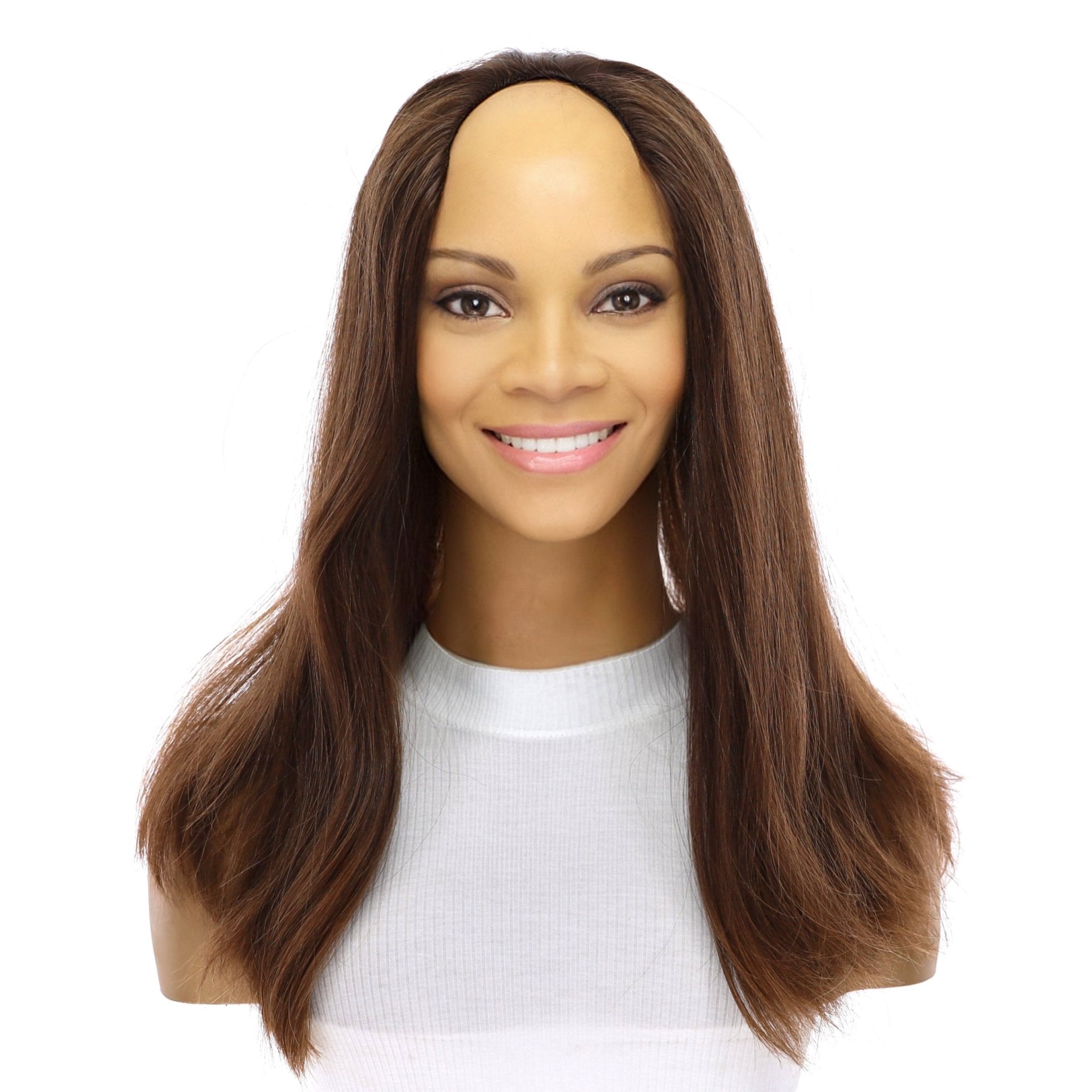 18" U-Shape Topper #8 Warm Medium Brown