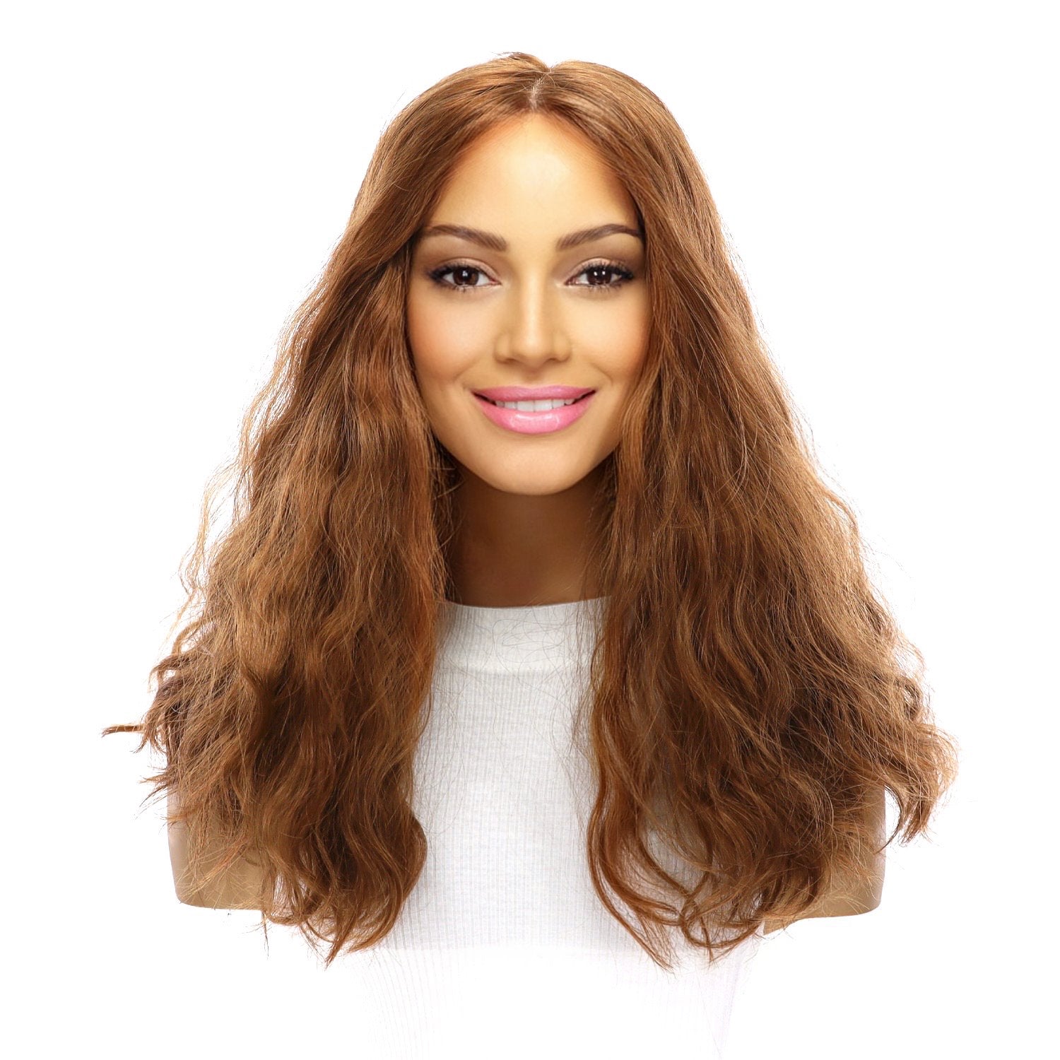 18" Topaz Lace Top Topper Copper Wavy