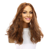 18" Topaz Lace Top Topper Copper Wavy