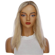 18" Princess Silk Top Wig Beige Blonde Wavy