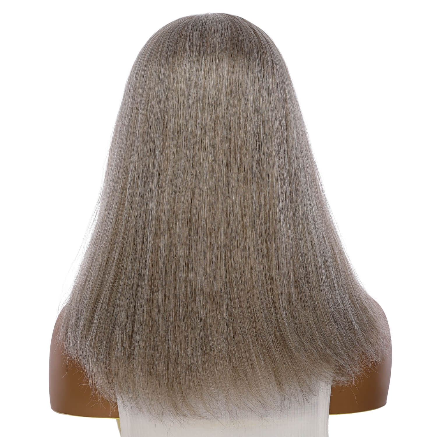 18" Princess Silk Top Wig Champagne Grey
