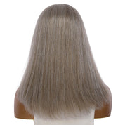 18" Princess Silk Top Wig Champagne Grey