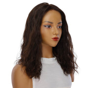 18" Princess Silk Top Wig Dark Brown Wavy