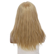 18" Princess Silk Top Wig Golden Blonde w/ No Rooting Wavy