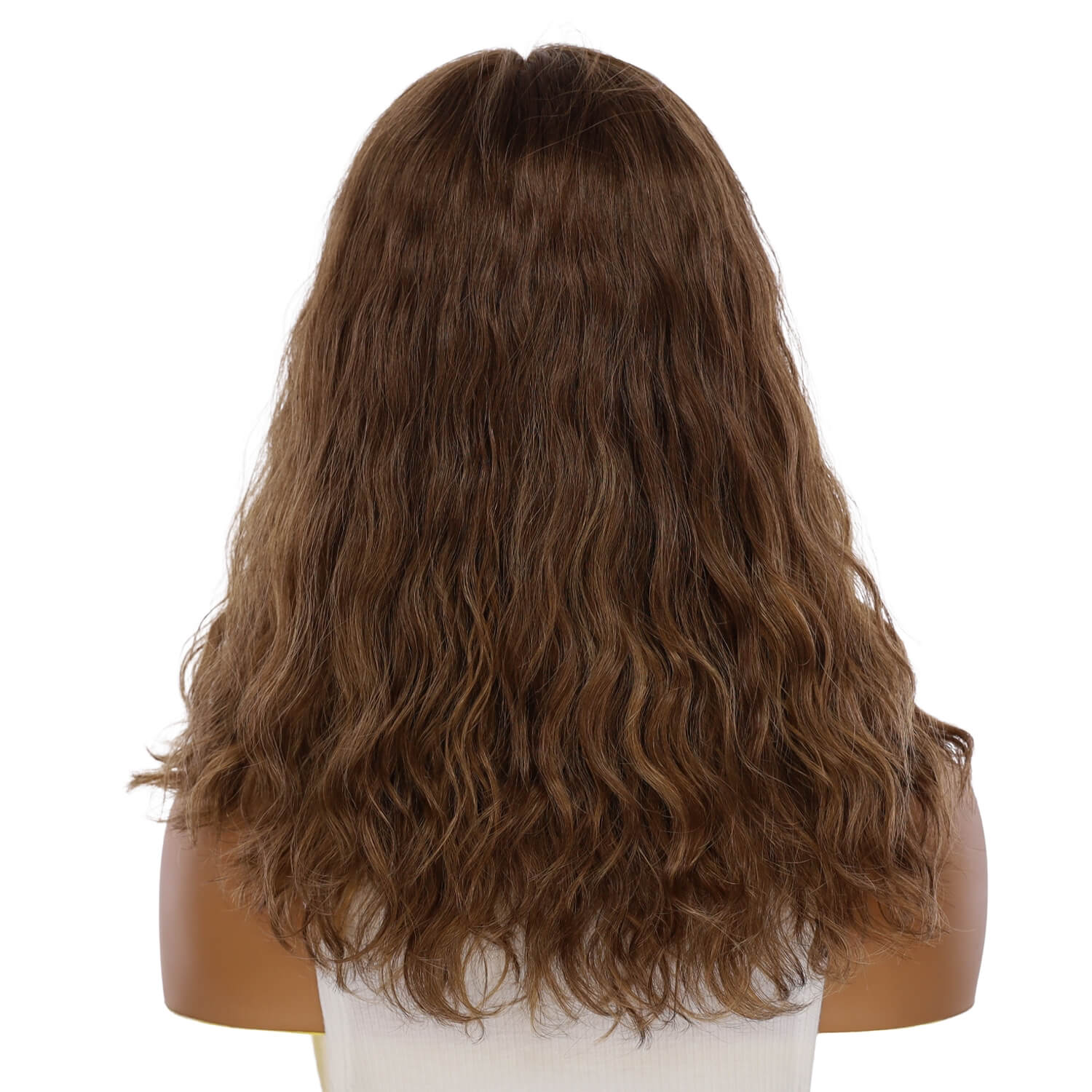 18" Princess Silk Top Wig Medium Brown Babylight Wavy