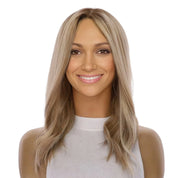 18" Princess Silk Top Wig Ash Blonde