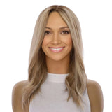 18" Princess Silk Top Wig Ash Blonde