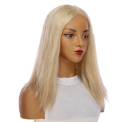 18" Princess Silk Top Wig Beige Blonde w/ No Rooting Wavy