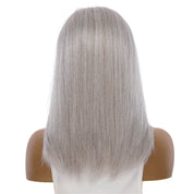 18" Princess Silk Top Wig Snow Grey