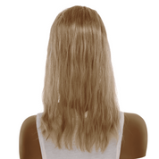 18" Topaz Lace Top Topper Ash Blonde w/ No Rooting Wavy