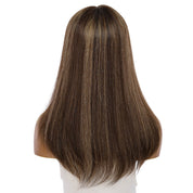 18" Topaz Lace Top Topper Dark Brown w/ Highlights