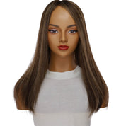 18" Topaz Lace Top Topper Dark Brown w/ Highlights