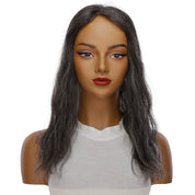 18" Topaz Lace Top Topper Grey B (More Grey) Wavy
