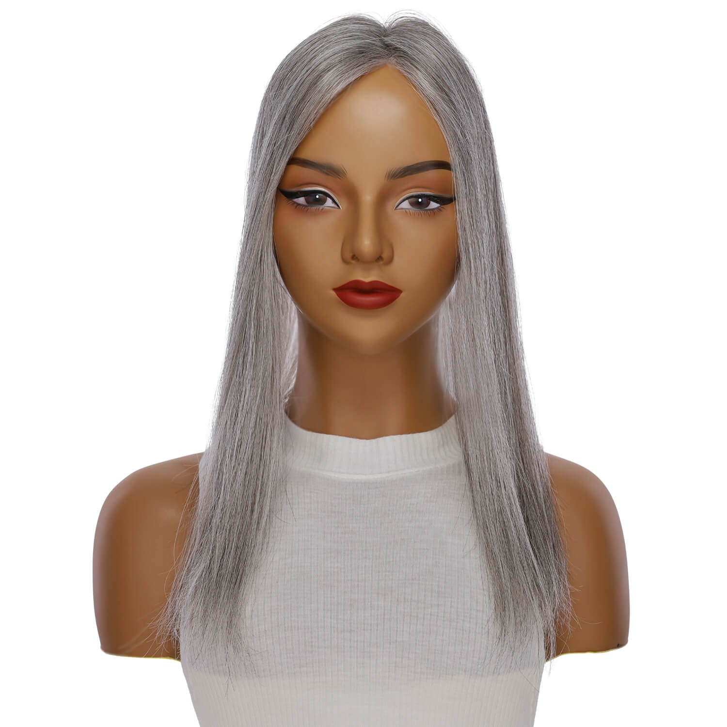 18" Topaz Lace Top Topper Silver Fox