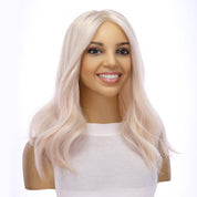 18" Princess Silk Top Wig Ice Blonde