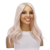 18" Princess Silk Top Wig Ice Blonde