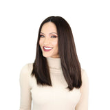 Grace Silk Top Wig Dark Brown w/ Partial Rooting