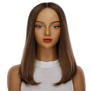 19" Nicole Silk Top Wig Dark Brown Ombre