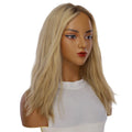 19" Nicole Silk Top Wig Golden Blonde Wavy