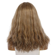 19" Nicole Silk Top Wig Medium Blonde Wavy