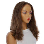 19" Nicole Silk Top Wig Medium Brown Babylight Wavy